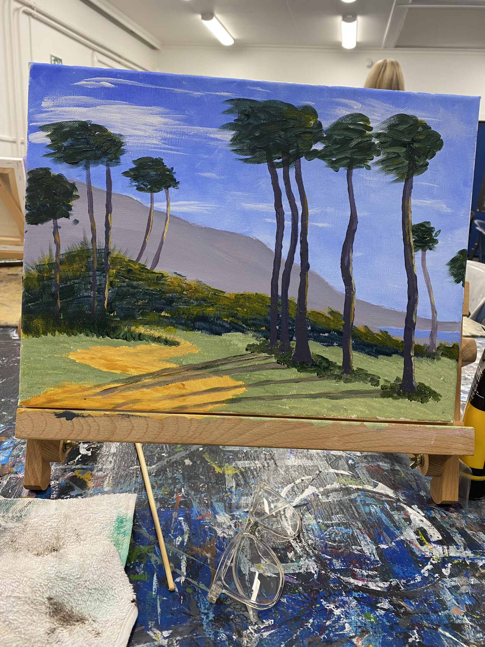 Dive into Paint: Continue Painting Landscapes (Intermediate/Level 2) 26266 - Term 2